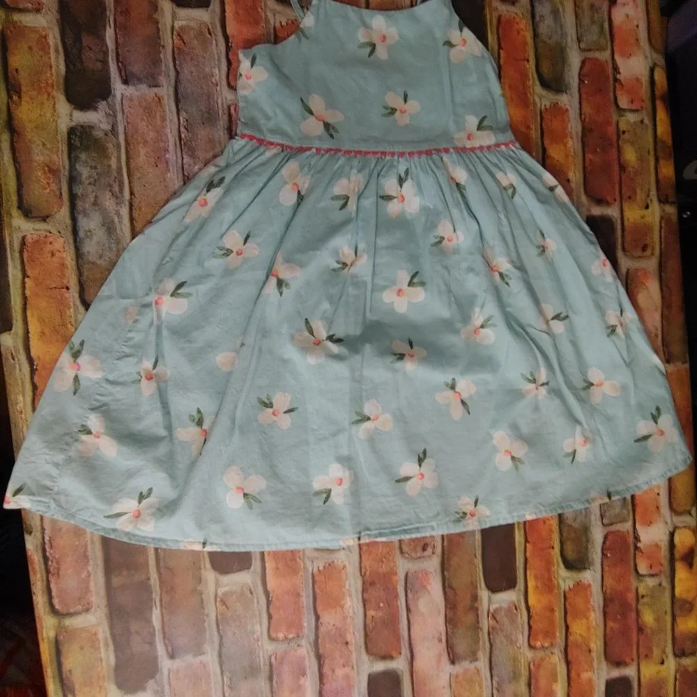 Girls Strap Summer Dress - Picture 4 of 6